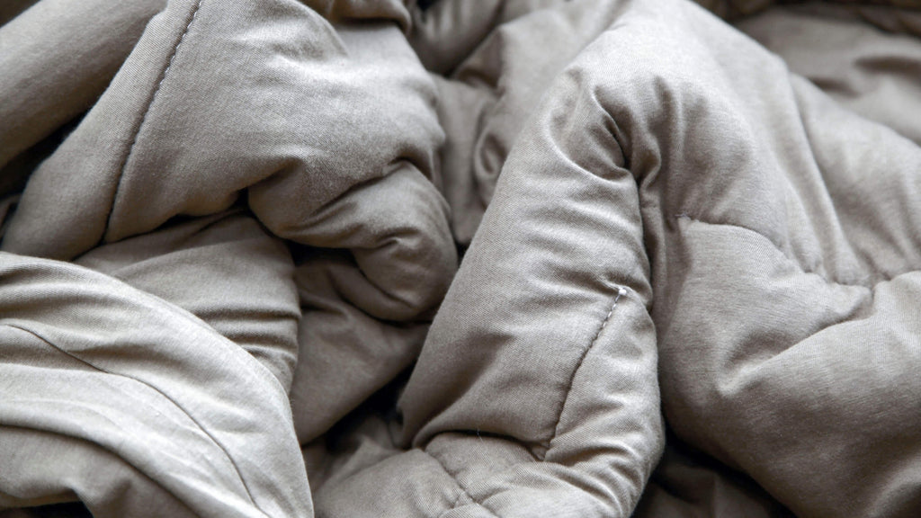 Grey blanket duvet cover