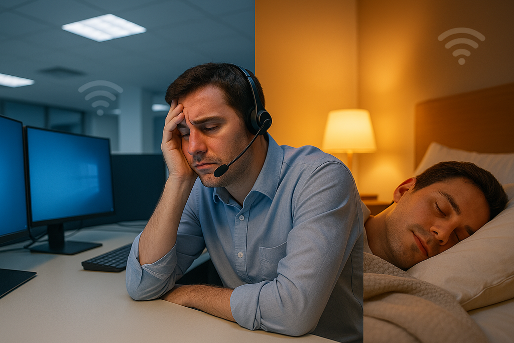 Night Shift, EMFs, and Blue Light: A Triple Threat to Sleep