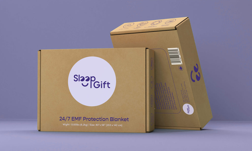 SleepGift blankets sustainable packaging image