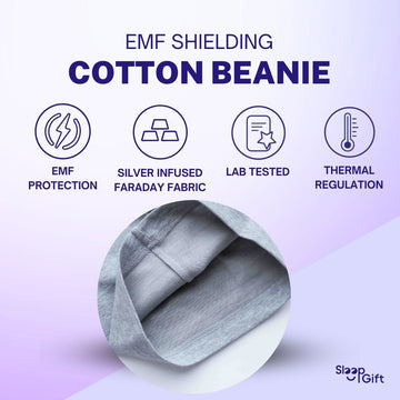 a cotton emf beanie features 
