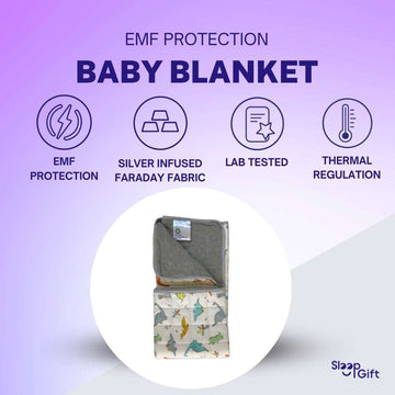 emf protection baby blanket infographic