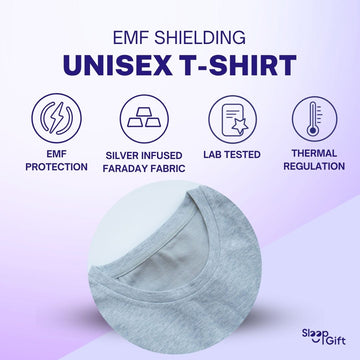 emf shielding unisec t-shirt features